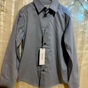 Calvin Klein Button Down Long Sleeve Boys